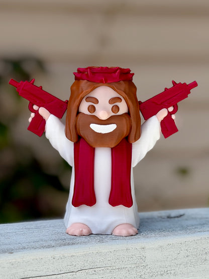 Uzi Jesus 3D Printed Figure