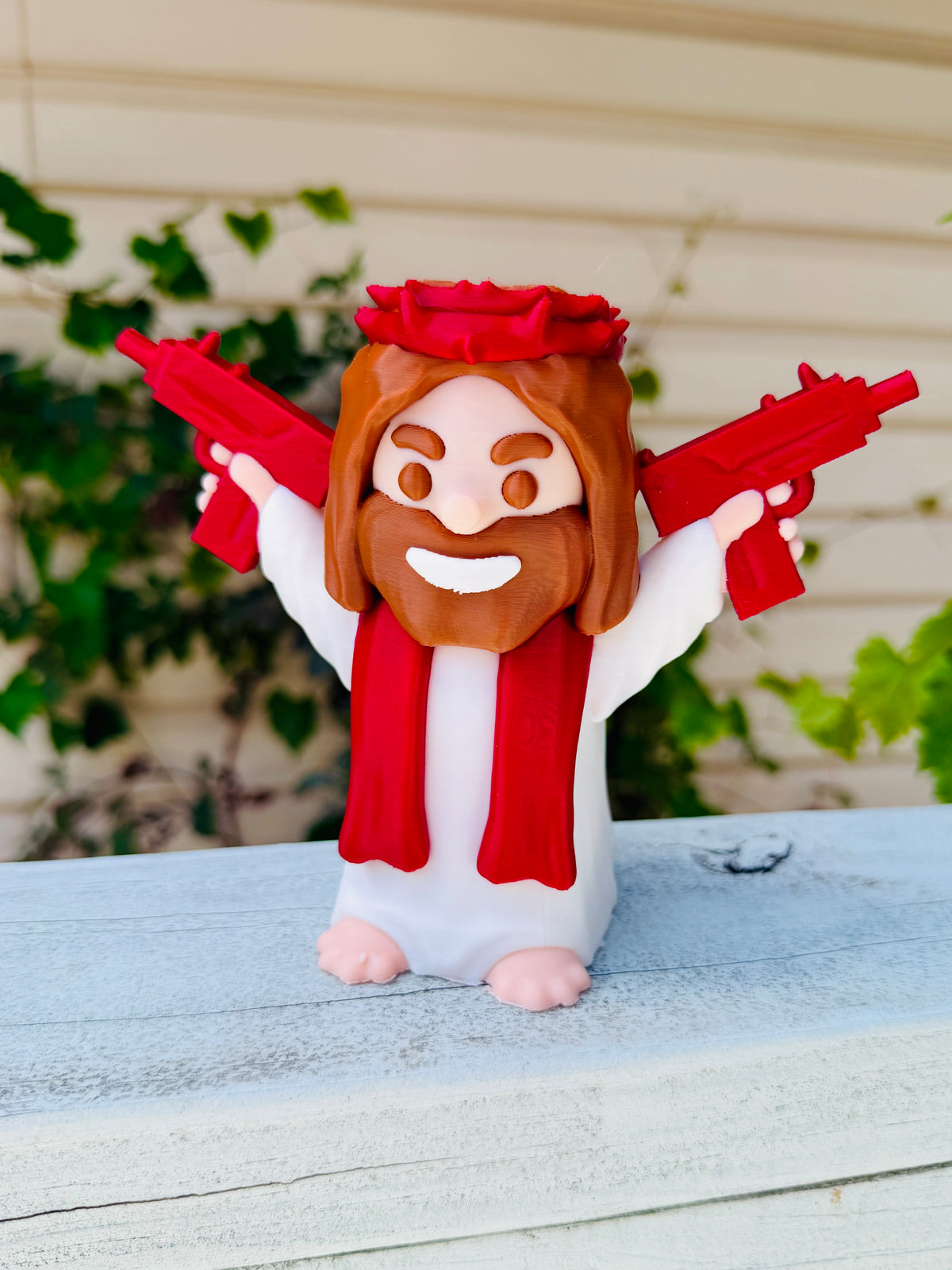 Uzi Jesus 3D Printed Figure