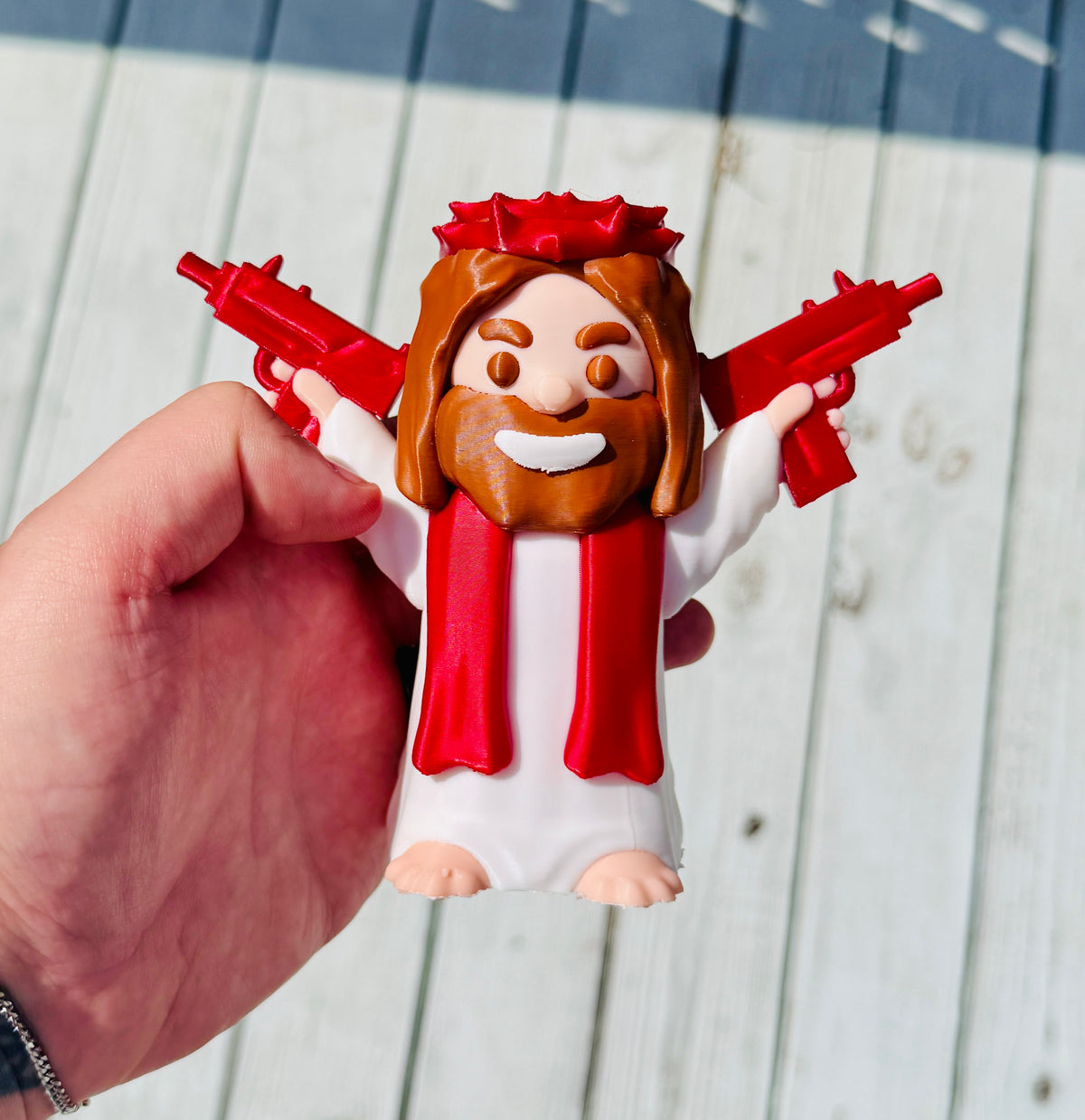 Uzi Jesus 3D Printed Figure