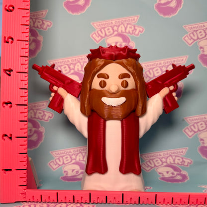 Uzi Jesus 3D Print Christmas Tree Ornament