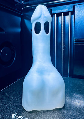 3D Printed Ghost Peen Statue