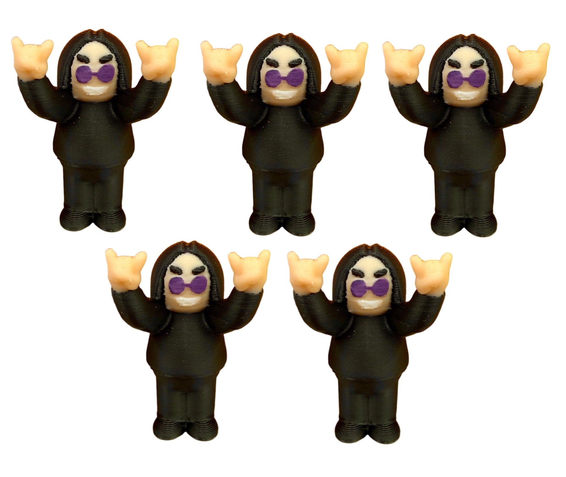 Tiny Prince of Darkness (5 Pack) 3D Print Small Figure – Ludwig Van Bacon