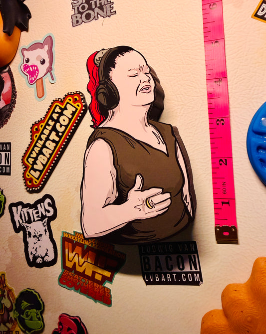 1000Lbs Hollow Talking 3D Print Fridge Magnet