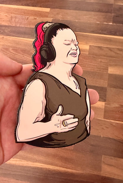 1000Lbs Hollow Talking 3D Print Fridge Magnet