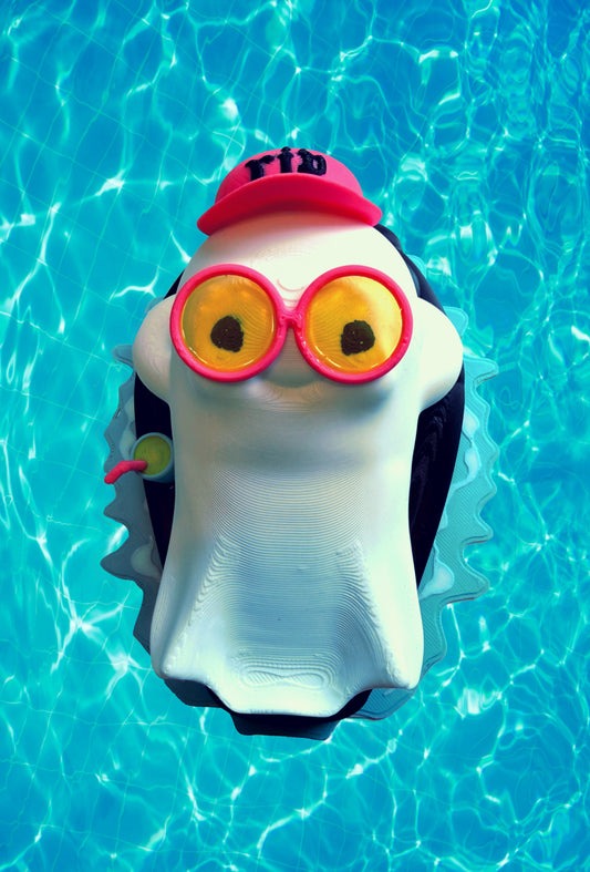 Summerween Pool Poltergeist 3D Printed Figure