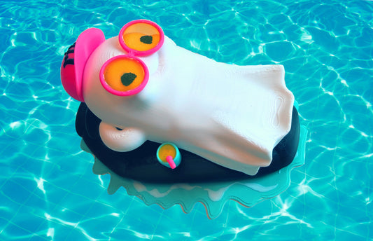 Summerween Pool Poltergeist 3D Printed Figure