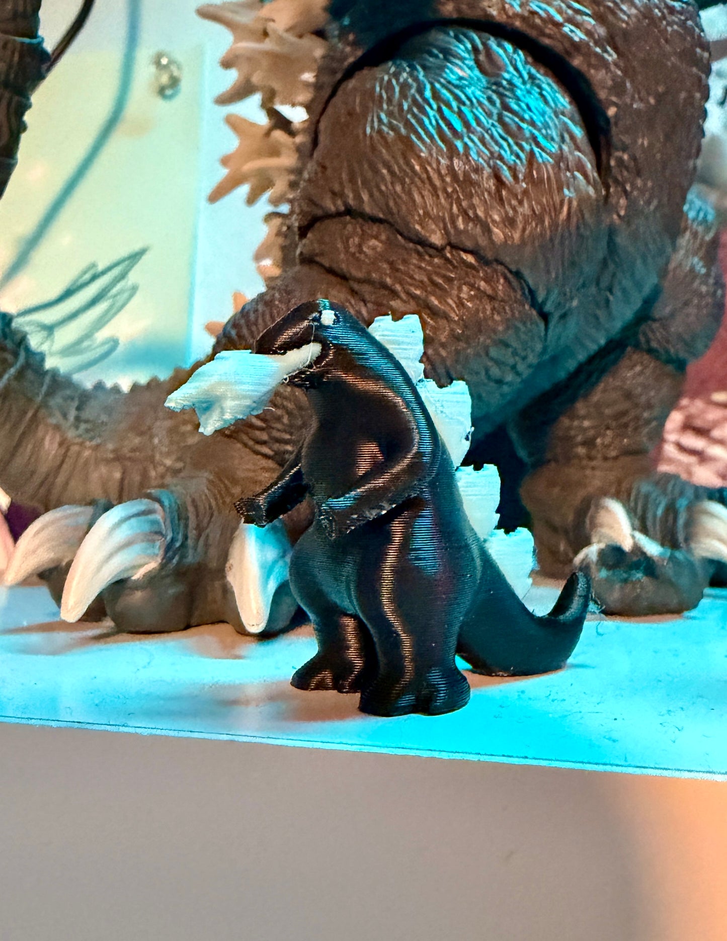 Tiny Fire Breathing Monster (5 Pack) 3D Print Small Figure