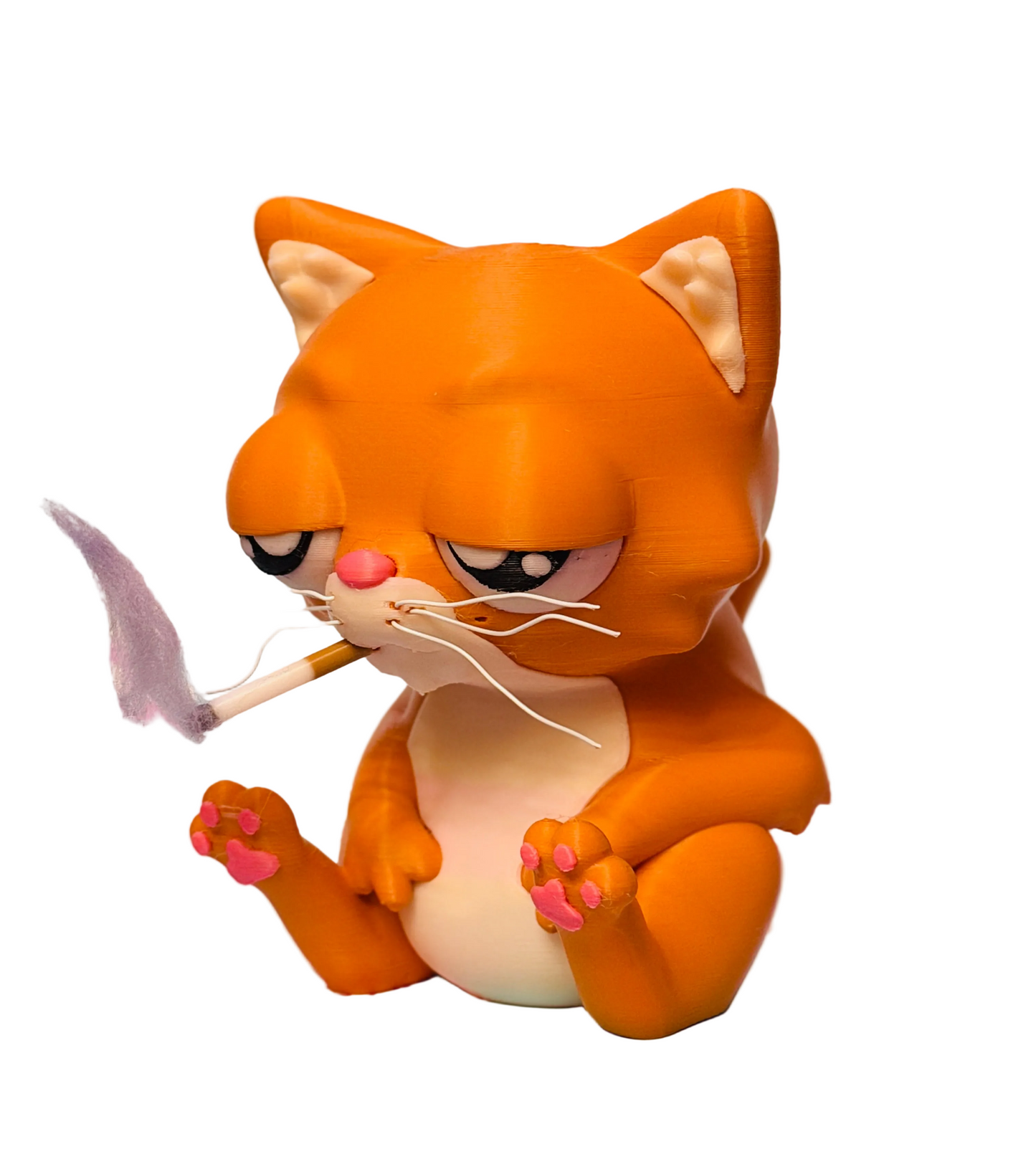 Smoking Cat 3D Print