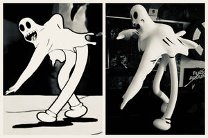 St James Rubber Hose Ghost 3D Printed Statue