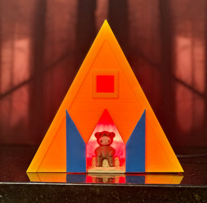 Fire Temple LED 3D Print Night Light