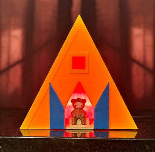 Fire Temple LED 3D Print Night Light