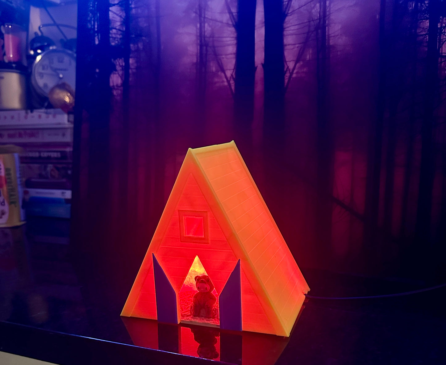 Fire Temple LED 3D Print Night Light