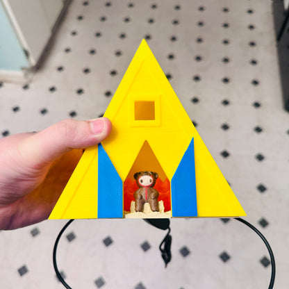 Fire Temple LED 3D Print Night Light