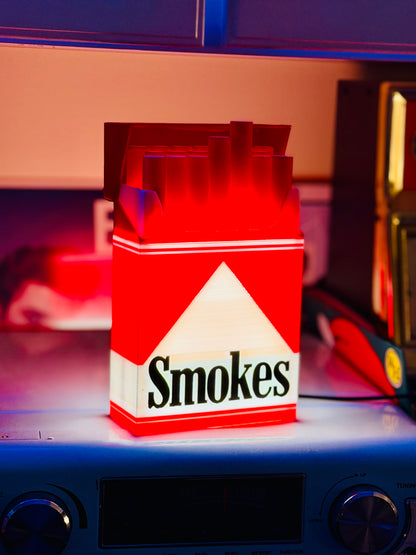 Smokes Cigarette LED 3D Print Night Light