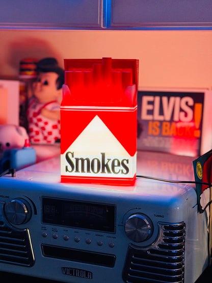 Smokes Cigarette LED 3D Print Night Light