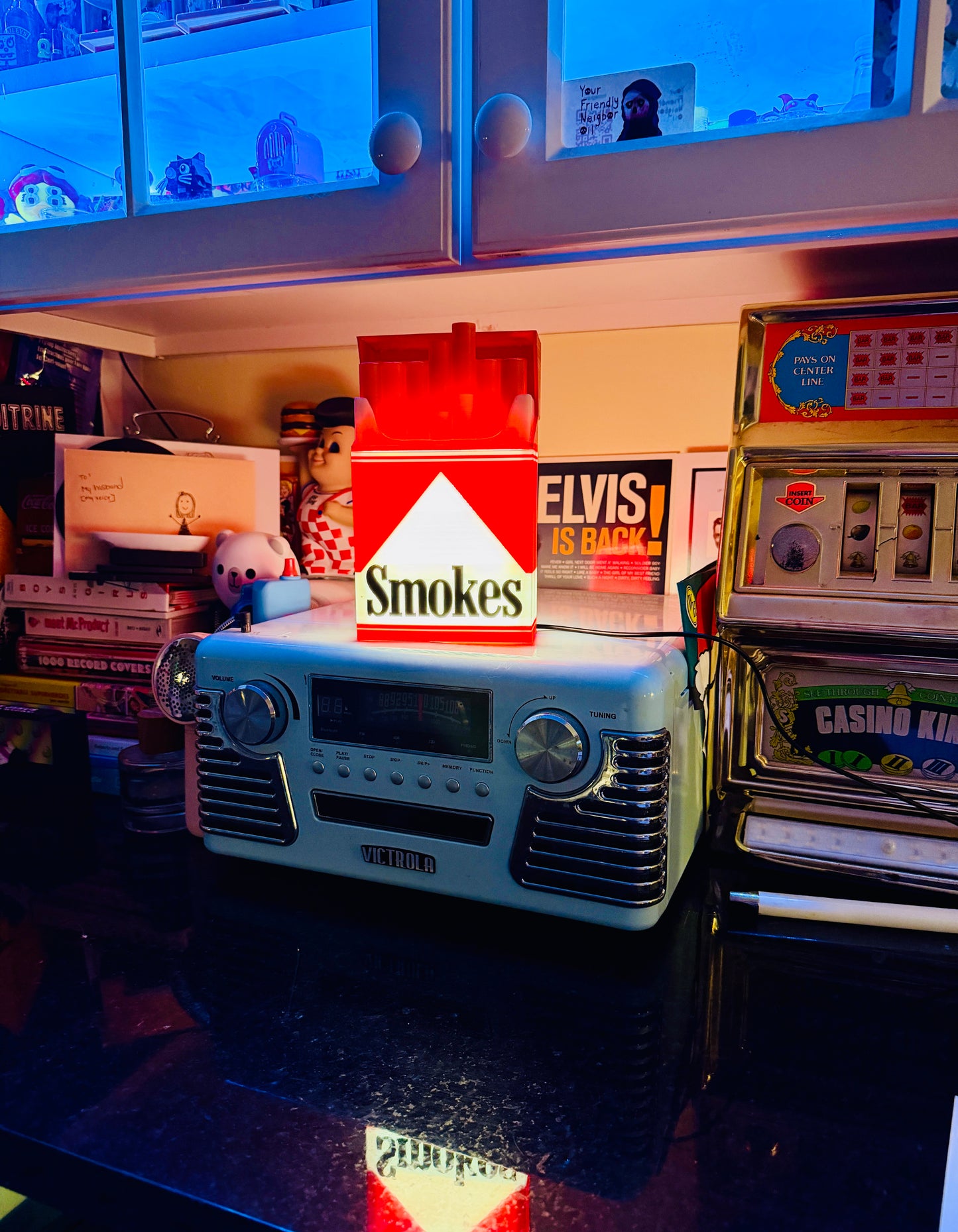 Smokes Cigarette LED 3D Print Night Light