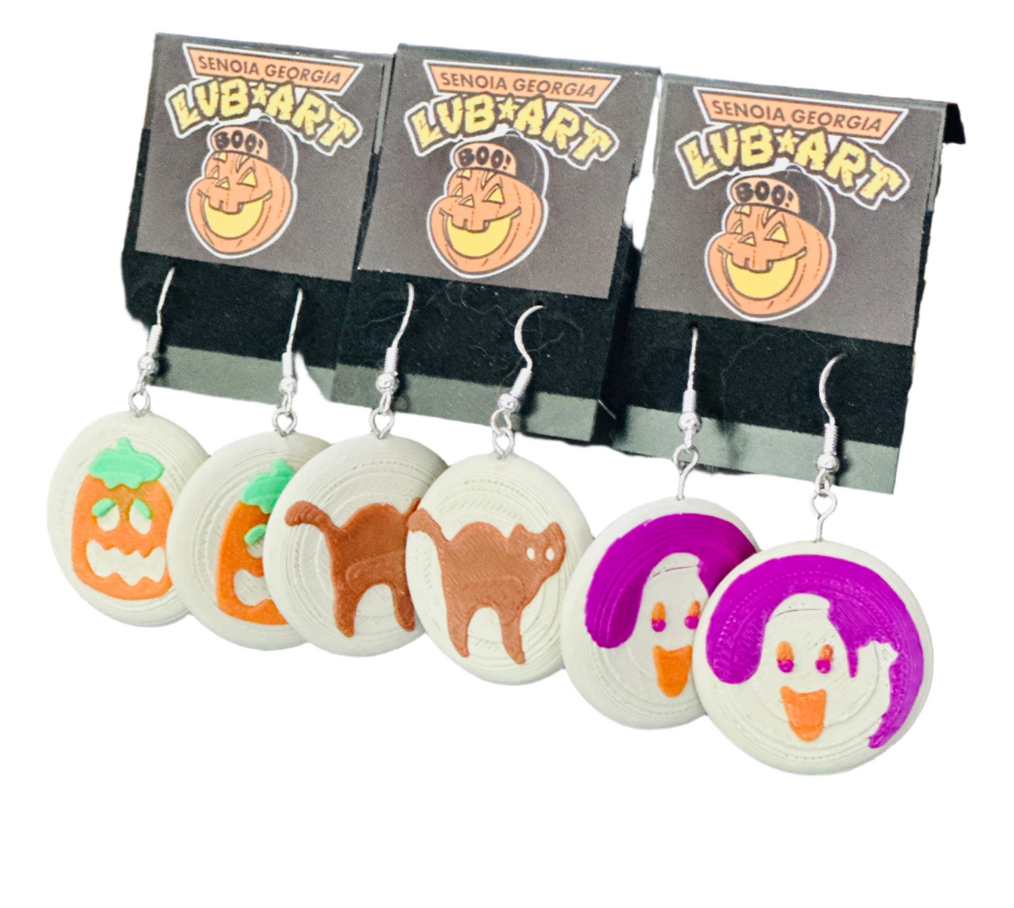 Spooky Cookie Halloween Earrings