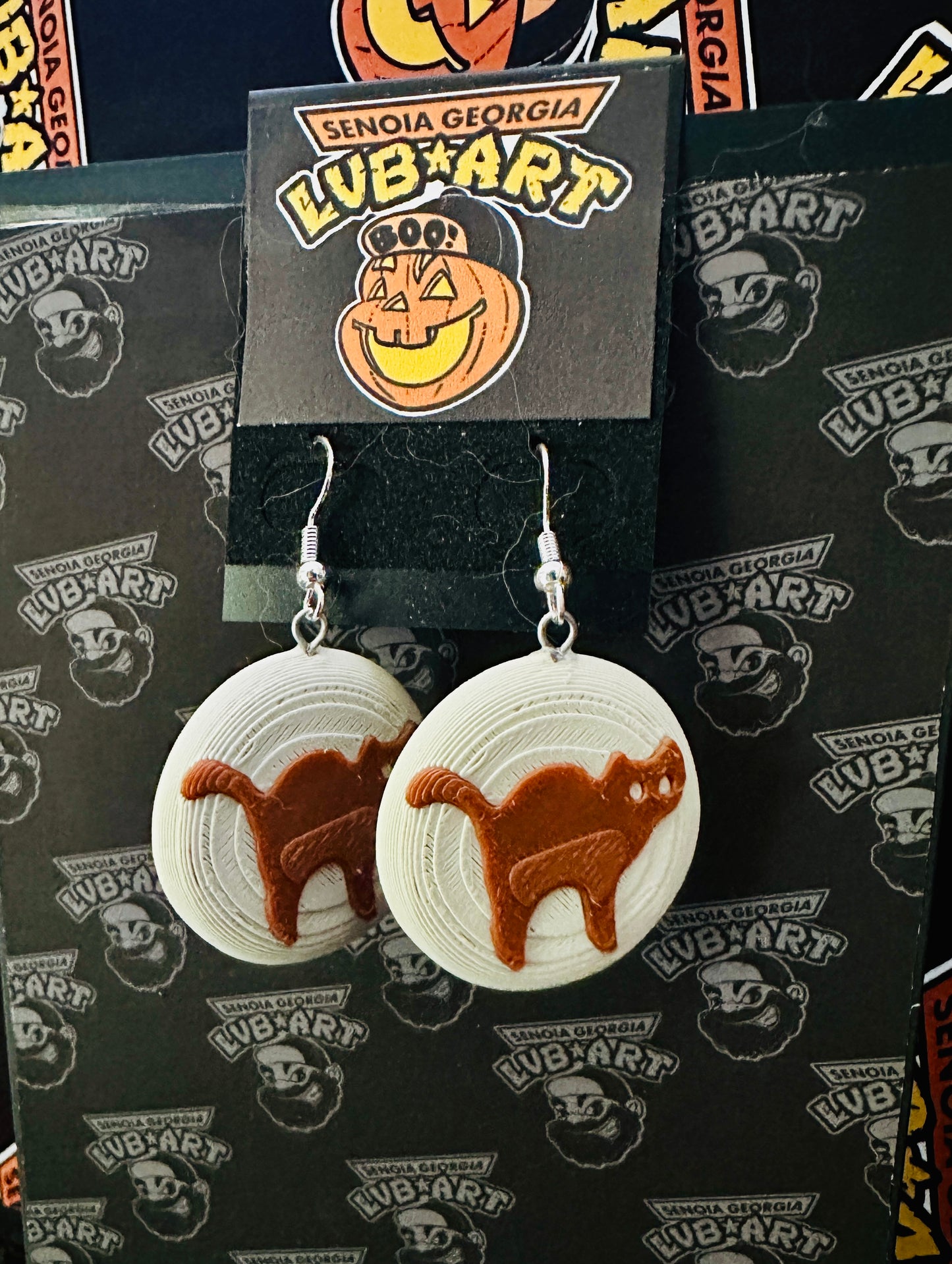 Spooky Cookie Halloween Earrings