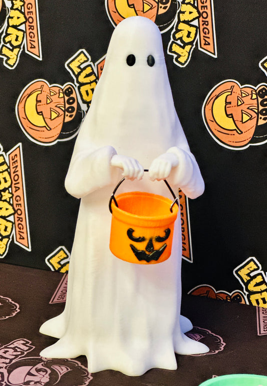 Boo Bucket Ghost 3D Print Figure