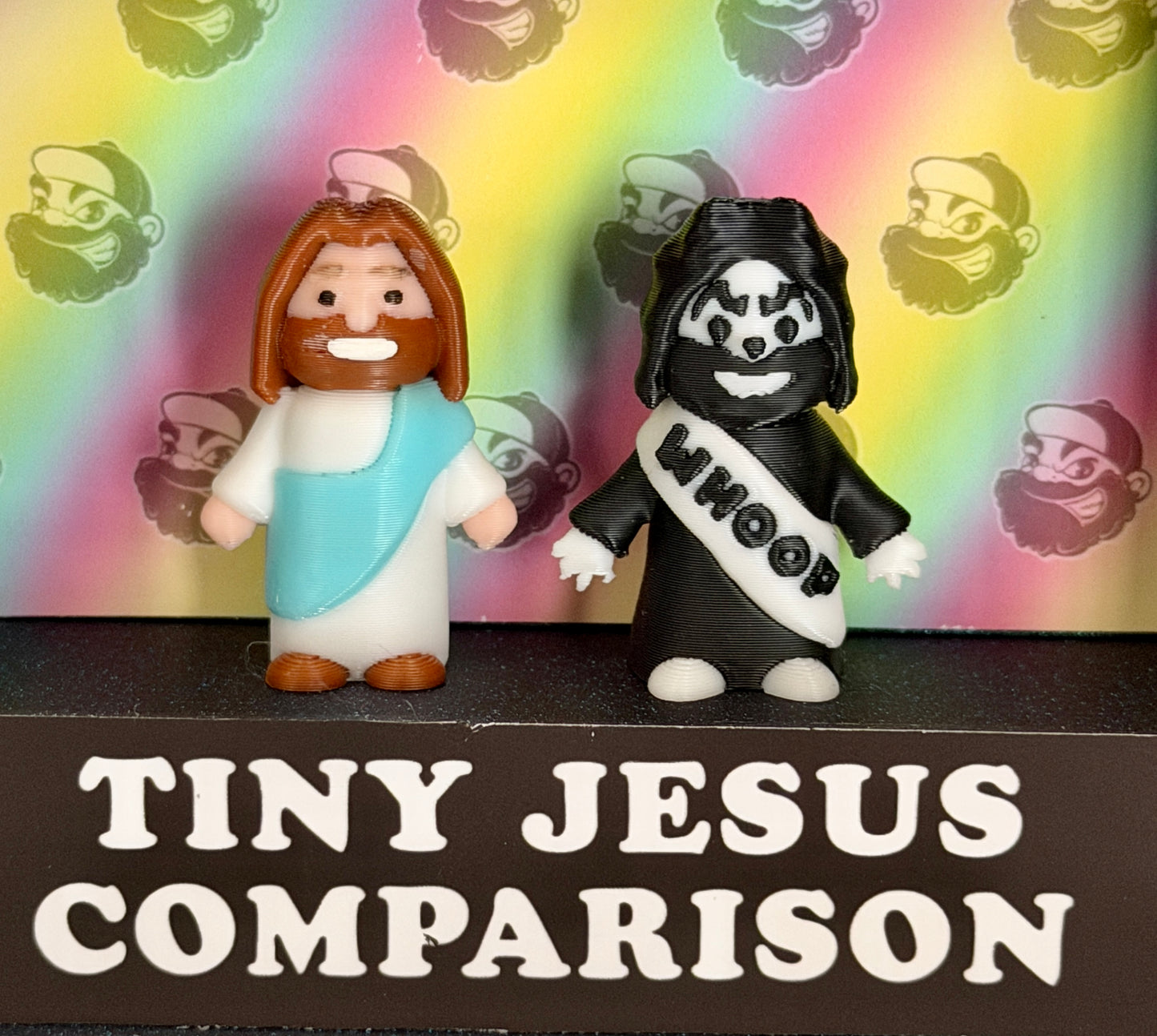 Tiny Clown Jesus (5 Pack) 3D Print Small Figure