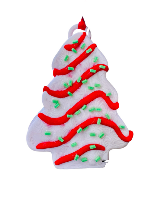 Tree Cake Tree Ornaments 3D Printed