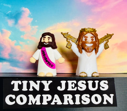 Little Uzi Jesus (5 Pack) GOLD variant 3D Print Small Figure