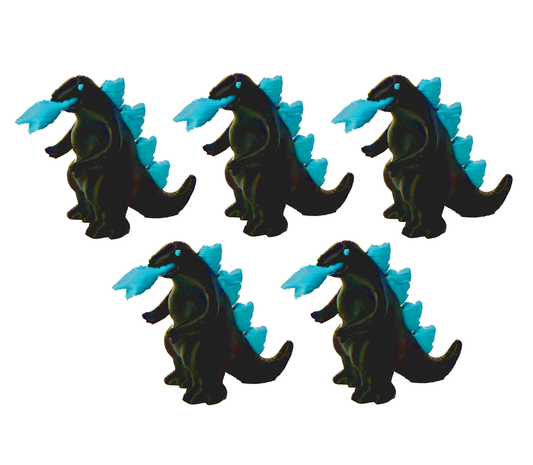 Tiny Fire Breathing Monster (5 Pack) 3D Print Small Figure
