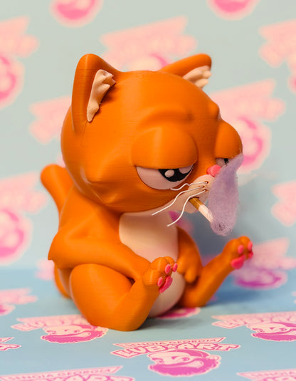 Smoking Cat 3D Print