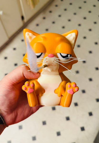 Smoking Cat 3D Print