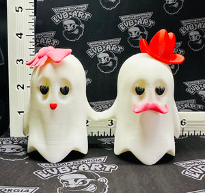 Mr & Mrs Ghost 3D Printed Statue