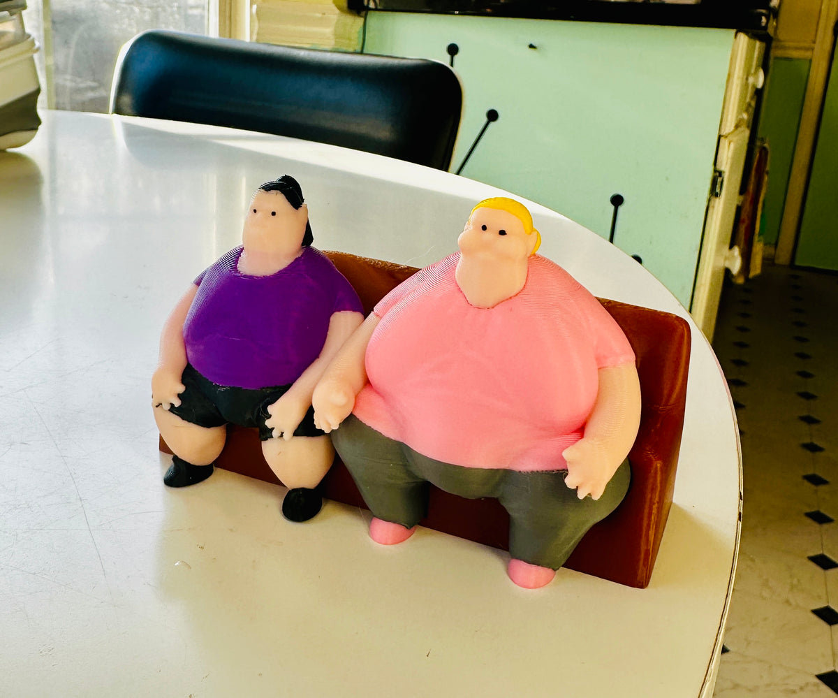 Tammy & Amy 1000lb Sisters Christmas Tree Ornament 3D Print