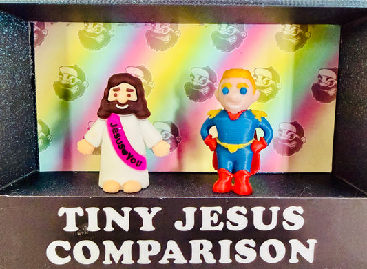 Tiny Jesus Hero 3D Print Small Figure