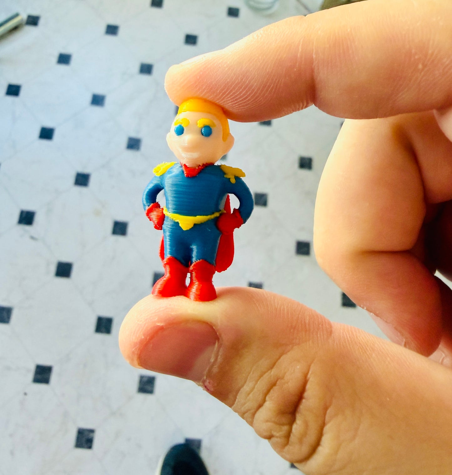 Tiny Jesus Hero 3D Print Small Figure
