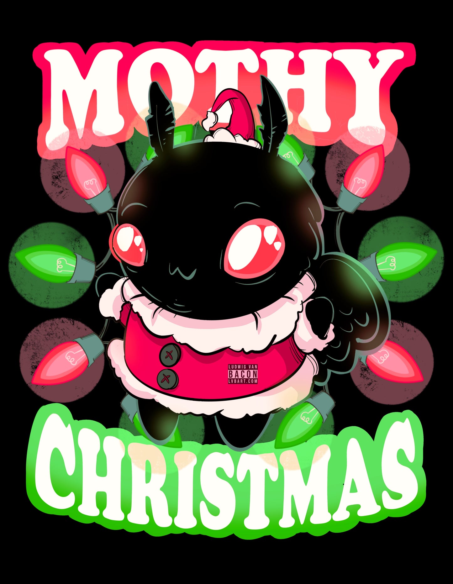 Mothy Christmas Fine Art Print
