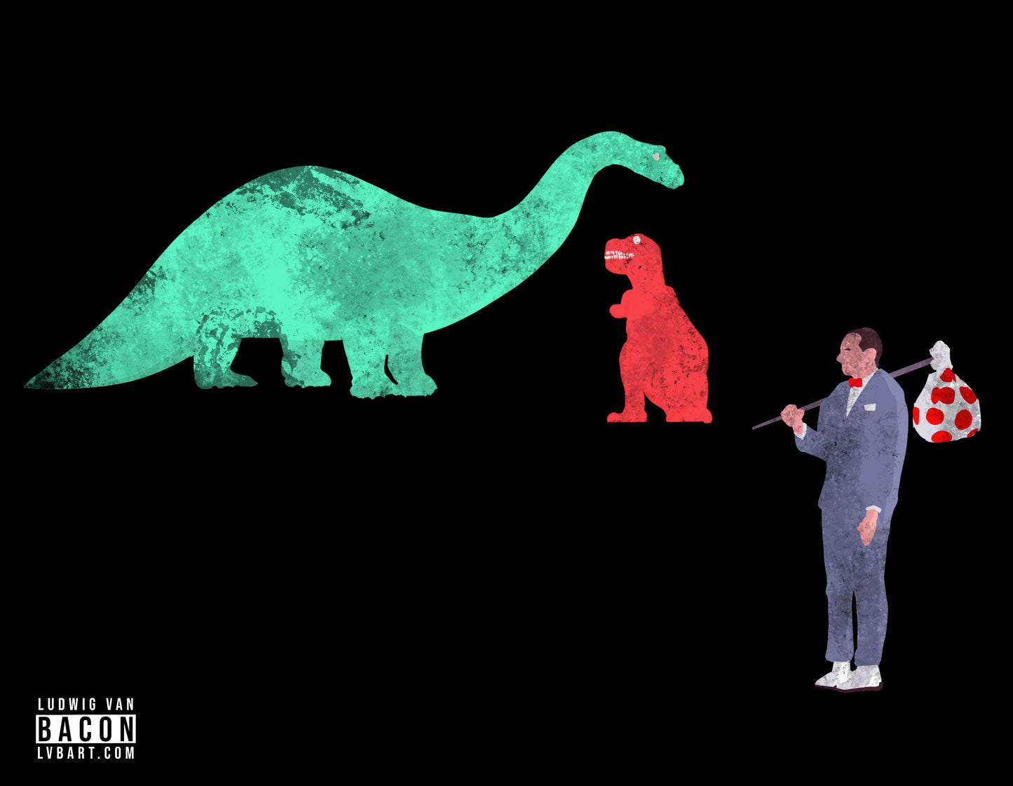 The Cabazon Dinosaurs Fine Art Print
