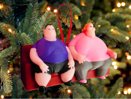 Tammy & Amy 1000lb Sisters Christmas Tree Ornament 3D Print