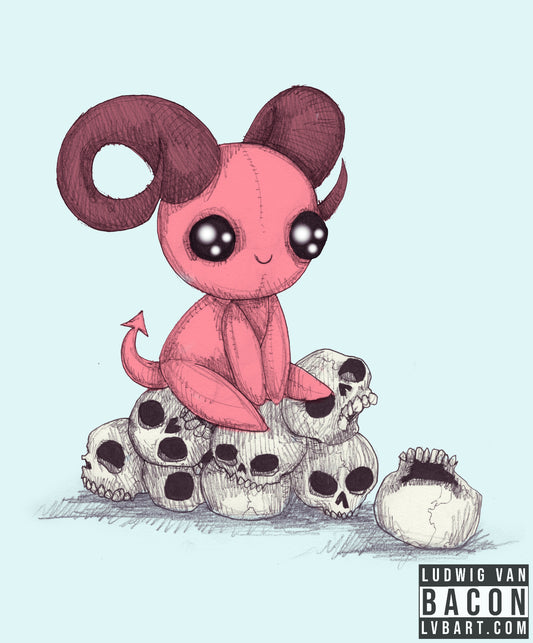 Adorable Evil Fine Art Print