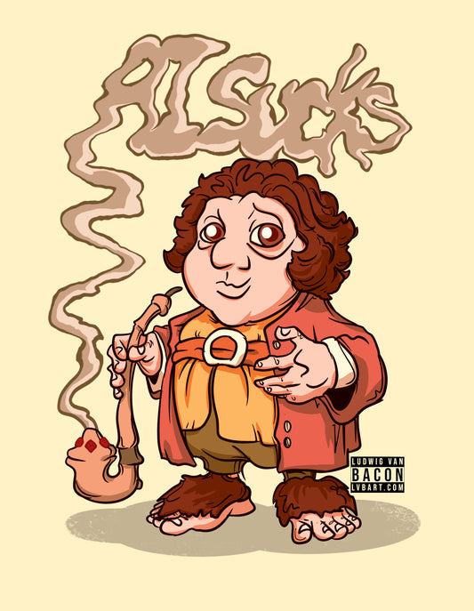 AI Sucks Fine Art Print