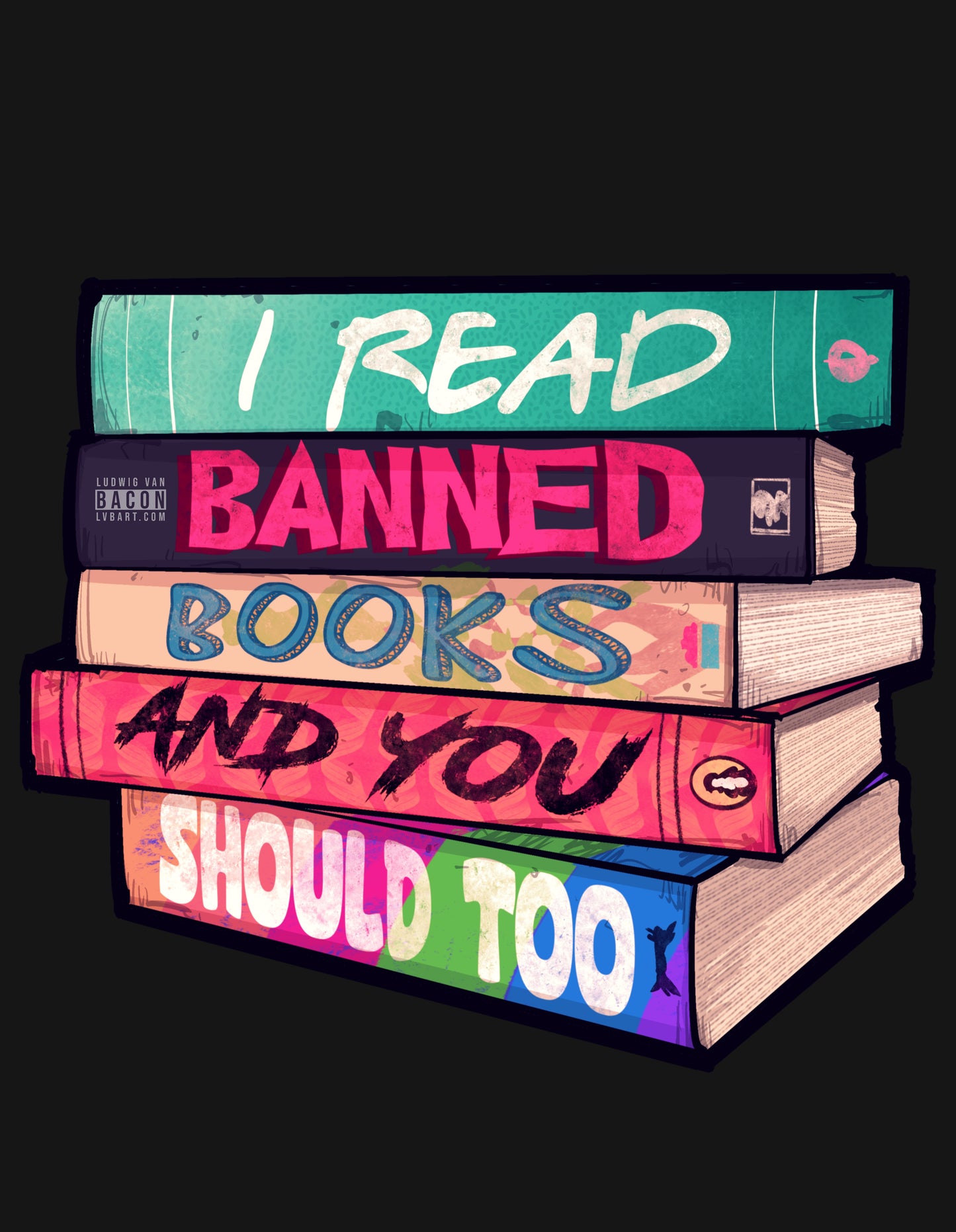 I Read Banned Books Fine Art Print