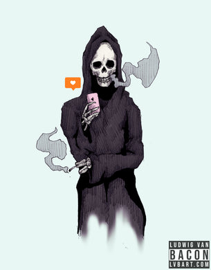 Bored To Death Fine Art Print