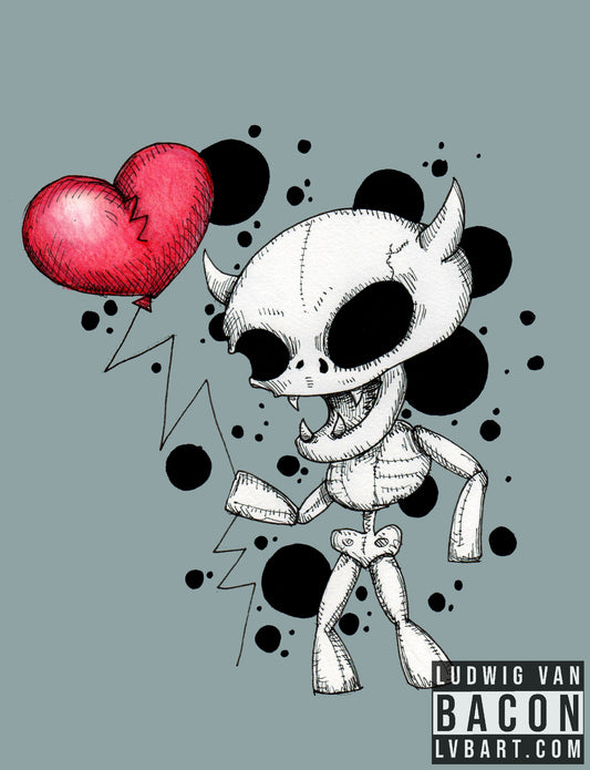 Broken Balloon Fine Art Print
