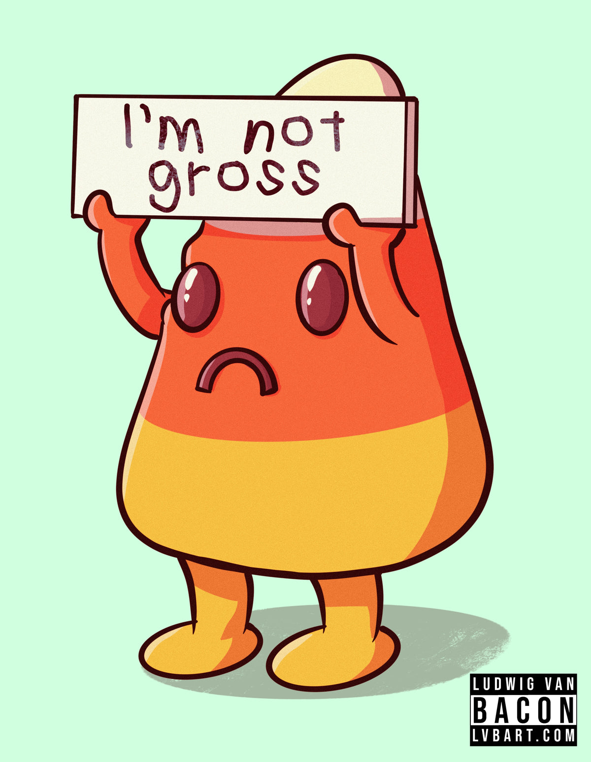 Sad Candy Corn Fine Art Print