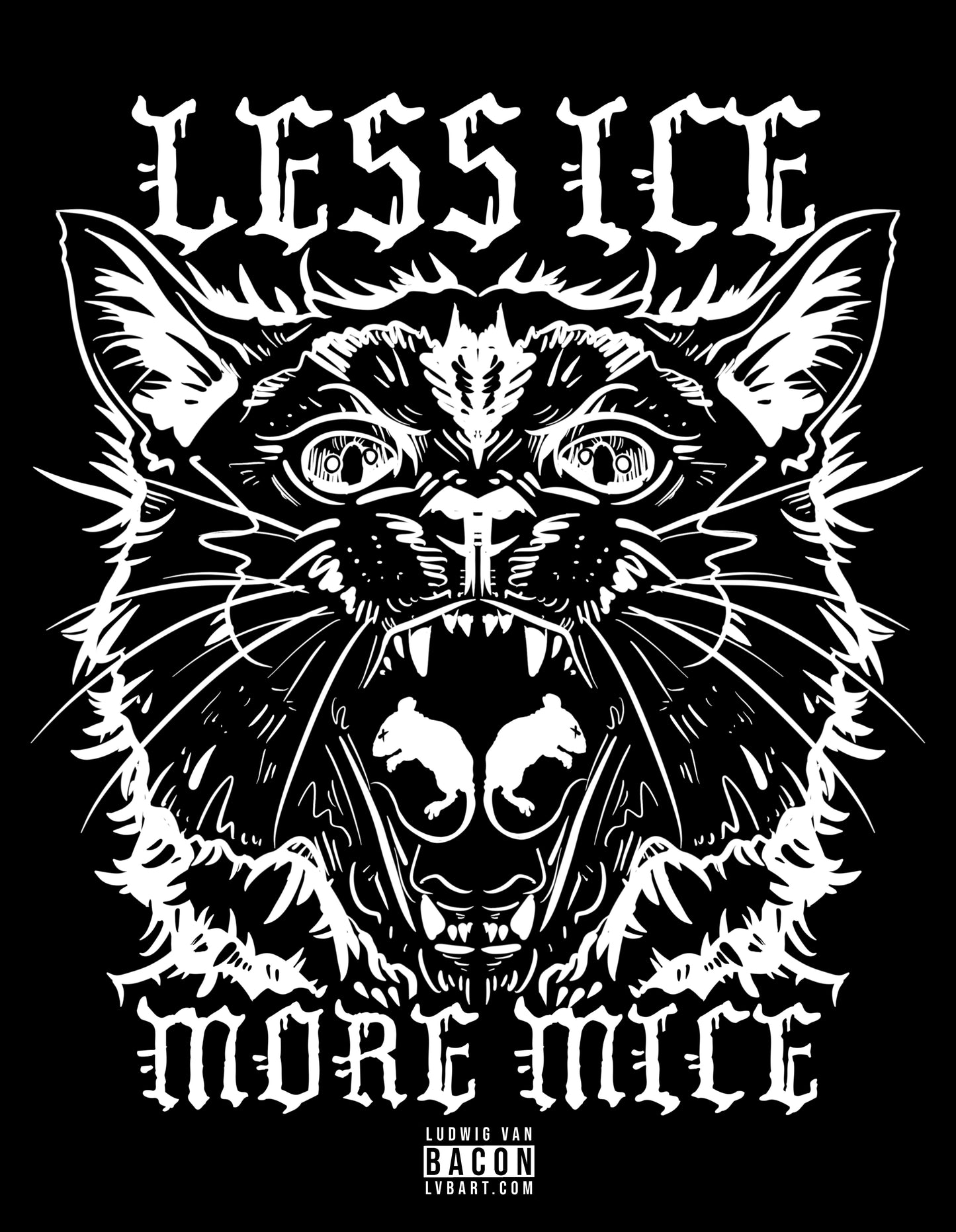 Less Ice More Mice Fine Art Print