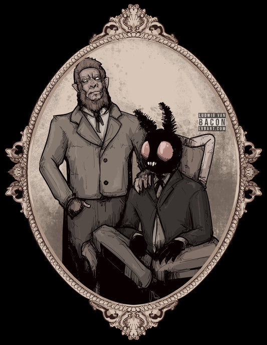 Victorian Cryptids Fine Art Print