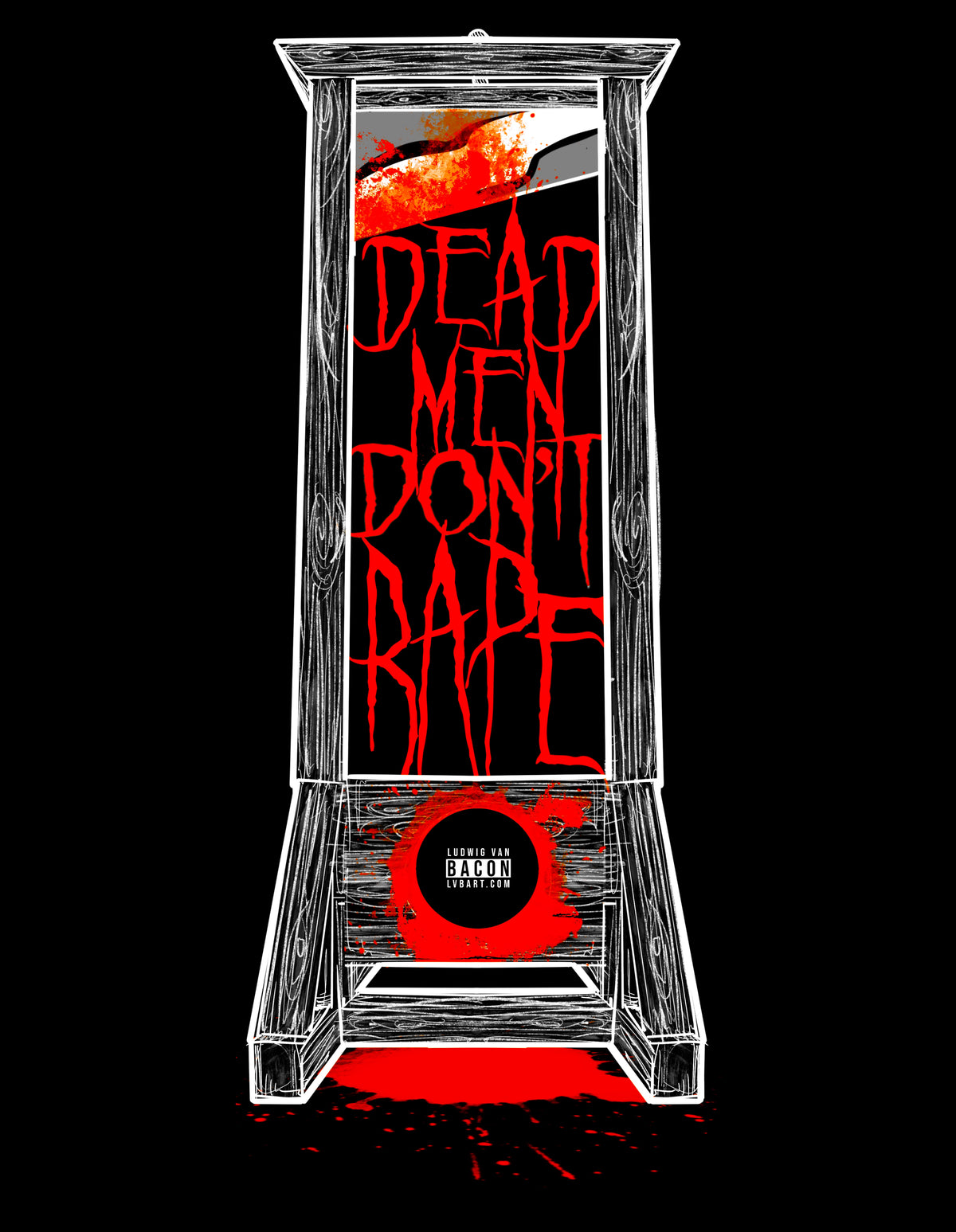 Dead Men Guillotine Fine Art Print