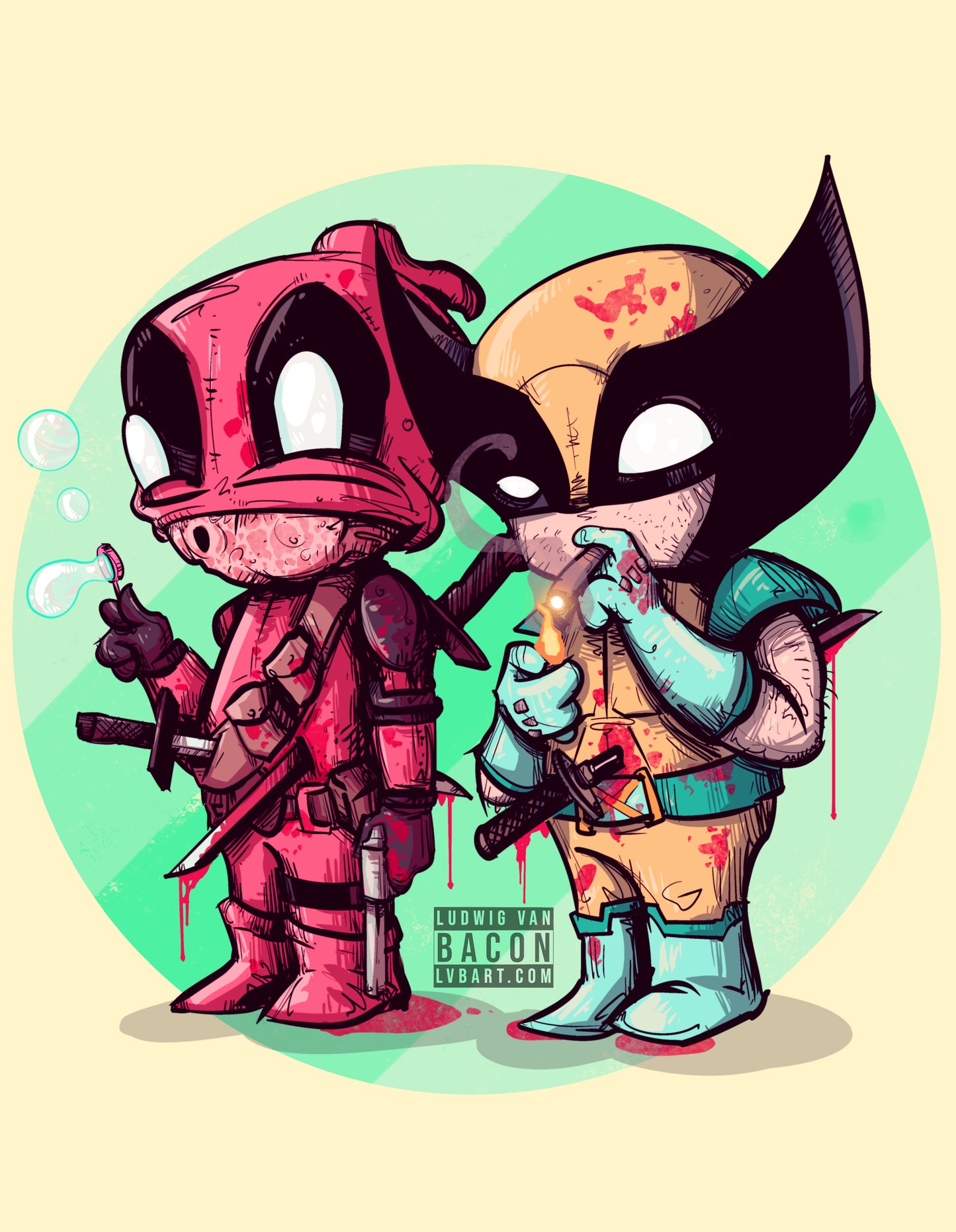My Two Personalities Fine Art Print