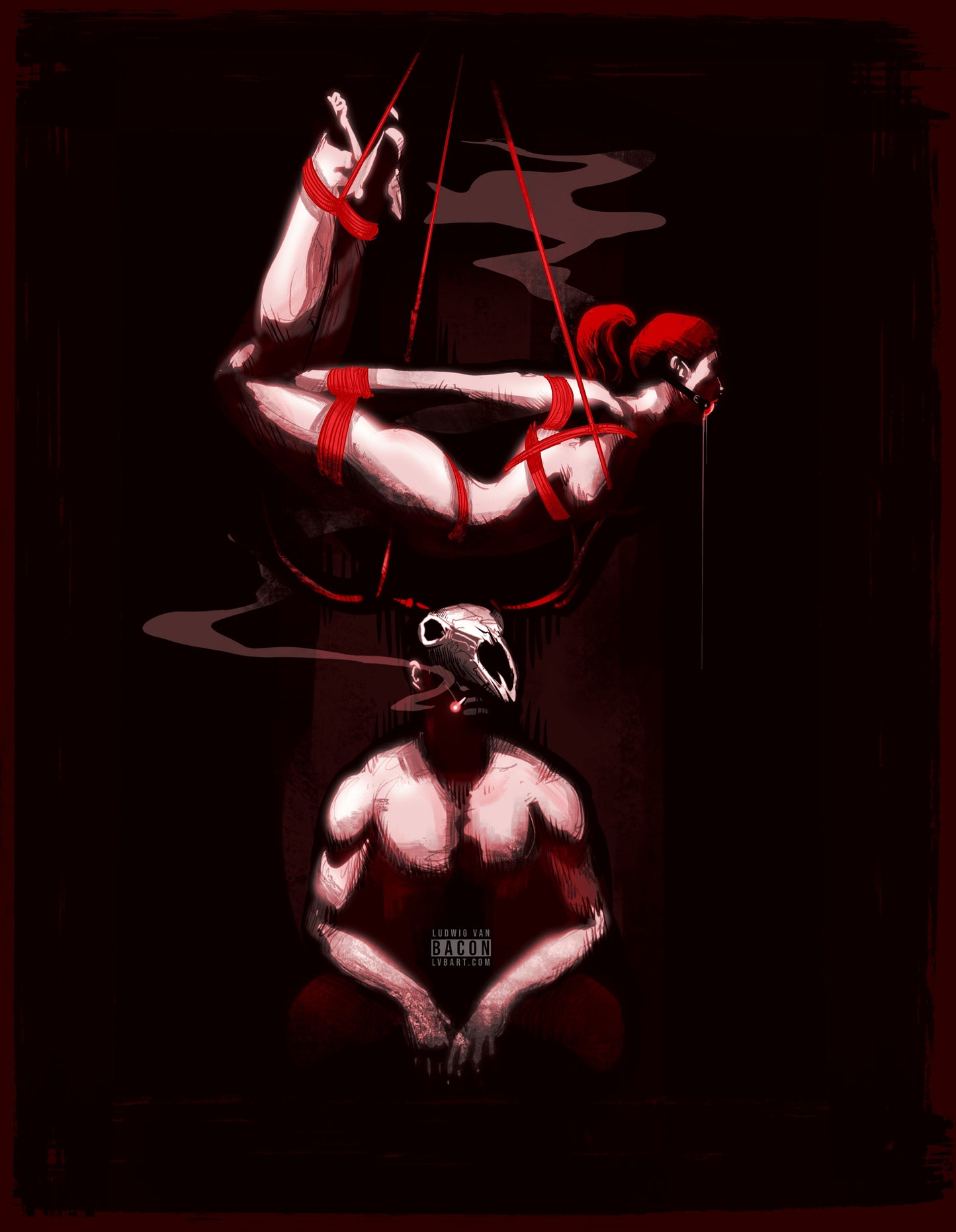 Deer Daddy Series 12: Suspension Fine Art Print