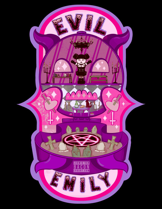 Evil Emily Fine Art Print