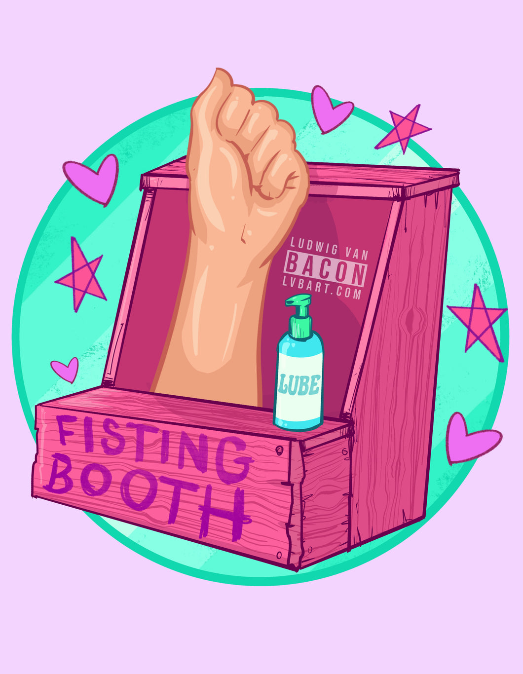 Fisting Booth Fine Art Print