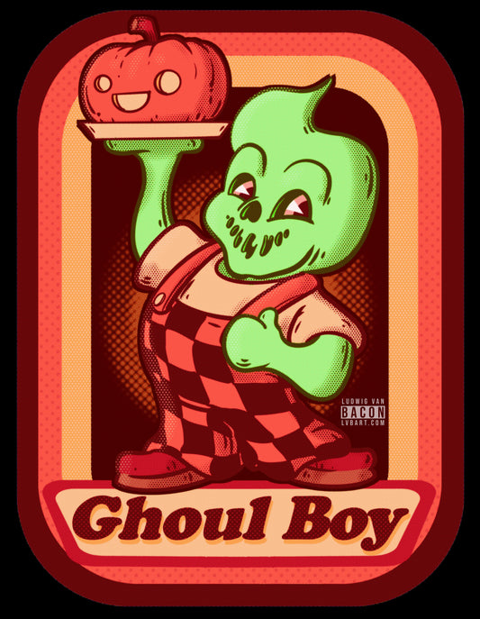 Ghoul Boy Fine Art Print